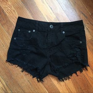 AE High waisted denim shorts